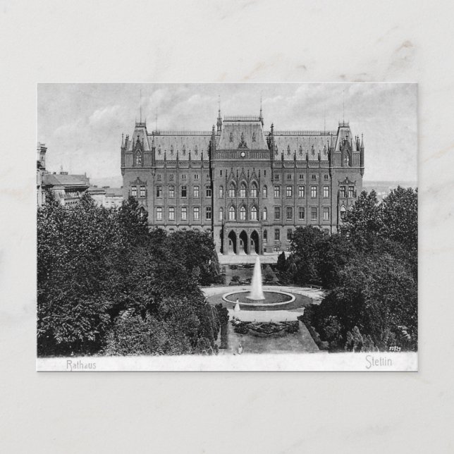 Cartão Postal Cartão-postal antigo - Szczecin/Stettin, Polônia (Frente)