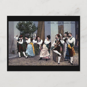 Cartão Postal Cartão-postal antigo - Tarantella Dancers