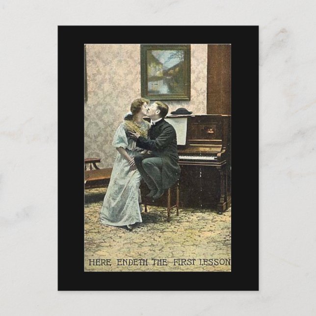 Cartão Postal Cartão-postal antigo, Vítima Malvado (Frente)