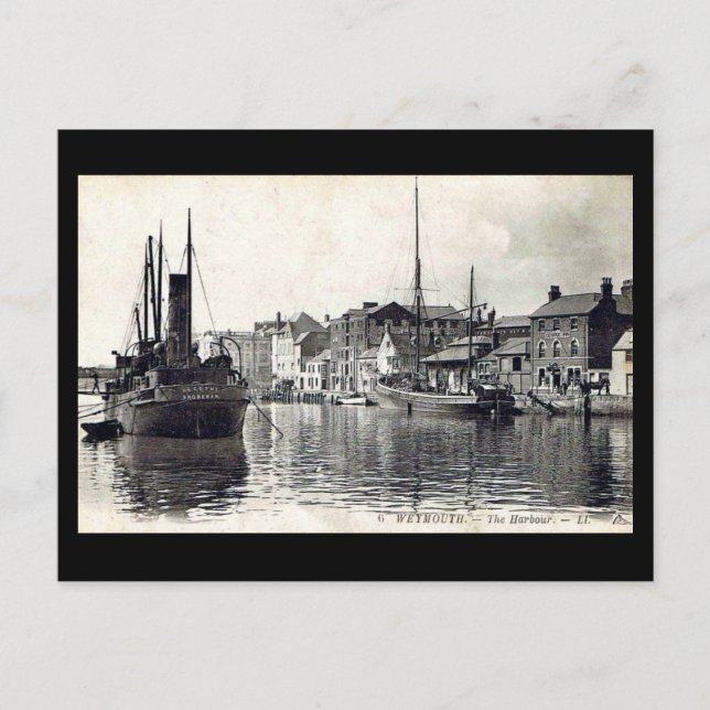 Cartão Postal Cartão-postal antigo - Weymouth, Dorset (Frente)