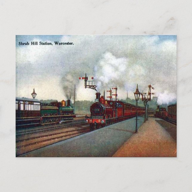 Cartão Postal Cartão-postal antigo - Worcester (Frente)