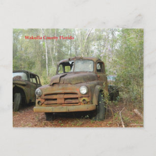 Cartão Postal Cartão-postal Antiguo Truck Wakulla County Florida