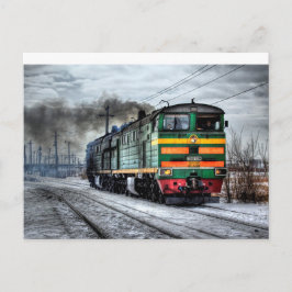 Cartão Postal Cartão-postal Antiguo Vintage ou Locomotive