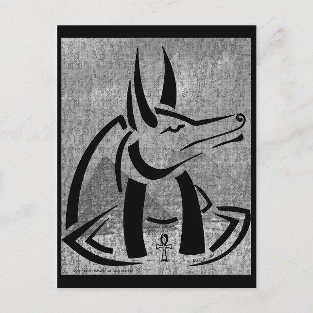 Cartão Postal Cartão-postal Anubis (Frente)