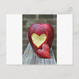 Cartão Postal Cartão-postal Apple Heart