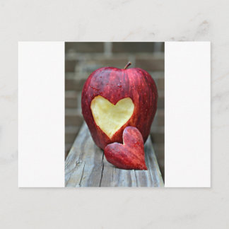 Cartão Postal Cartão-postal Apple Heart
