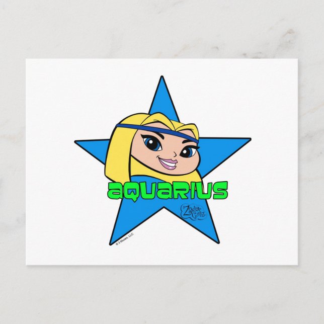 Cartão Postal Cartão-postal Aquário (Frente)