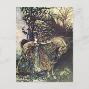 Cartão Postal Cartão-postal Arthur Rackham Illustration Vintage