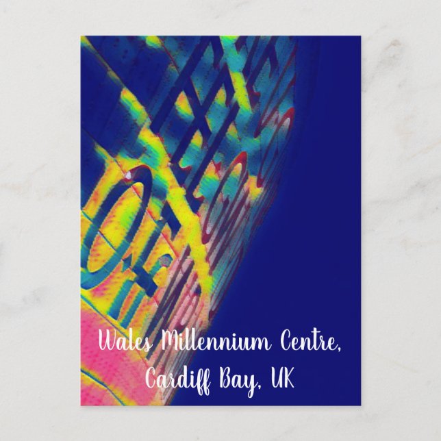 Cartão Postal Cartão-postal artístico do Millennium Center (Frente)