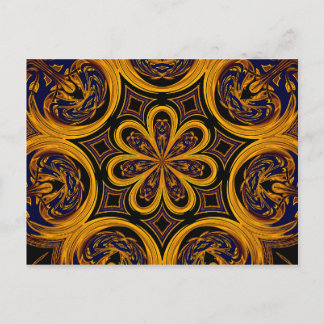 Cartão Postal Cartão-postal artístico Honeycomb