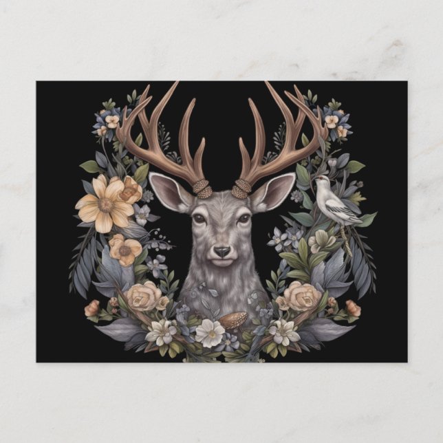 Cartão Postal Cartão-postal artístico pagão-nórdico (Frente)