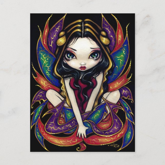 Cartão Postal Cartão-postal "Asas magníficas" (Frente)