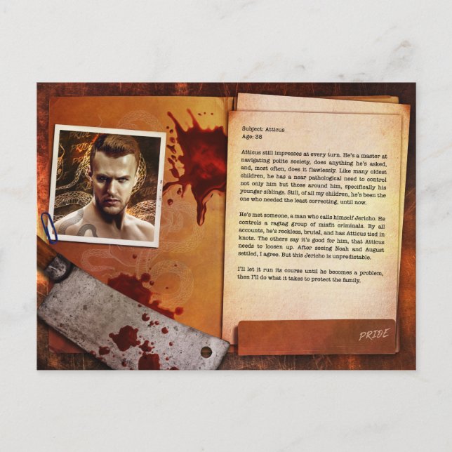 Cartão Postal Cartão-postal Atticus (Frente)