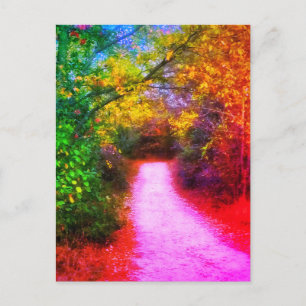 Cartão Postal Cartão-postal Autumn Trail