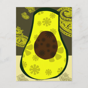 Cartão Postal Cartão-postal Avocado