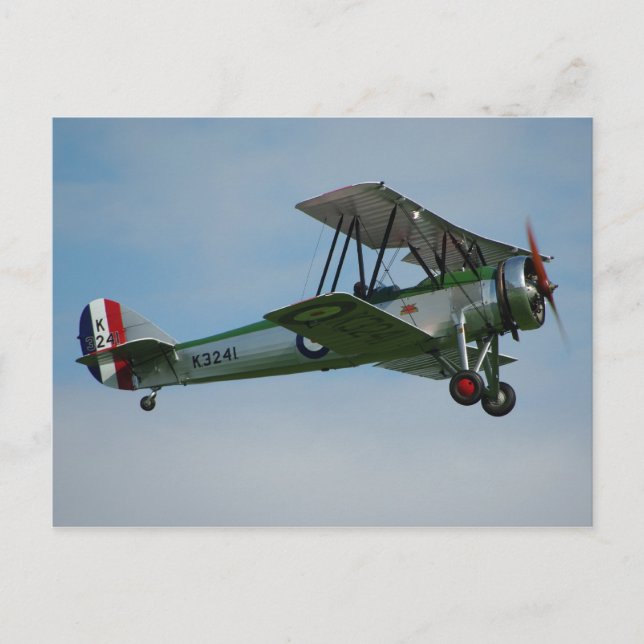 Cartão Postal Cartão-postal Avro Tutor (Frente)