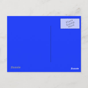 Cartão Postal Cartão-postal azul brilhante