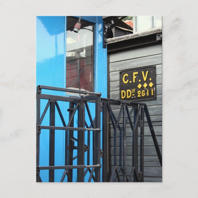 Cartão Postal Cartão-postal Azul Mastrou (Frente)