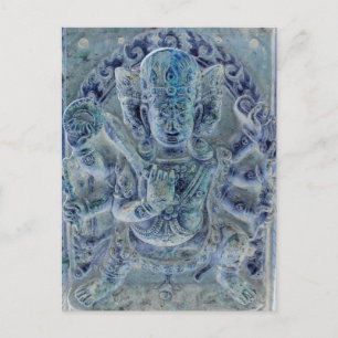 Cartão Postal Cartão-postal azul Vajrapani
