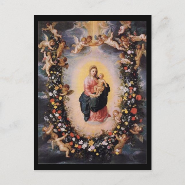 Cartão Postal Cartão-postal Balen Brueghel, jovem Madonna (Frente)