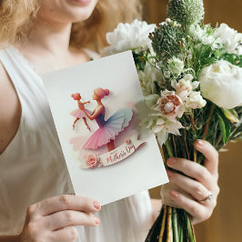 Cartão Postal Cartão-postal Ballerina Cód. Watercolor