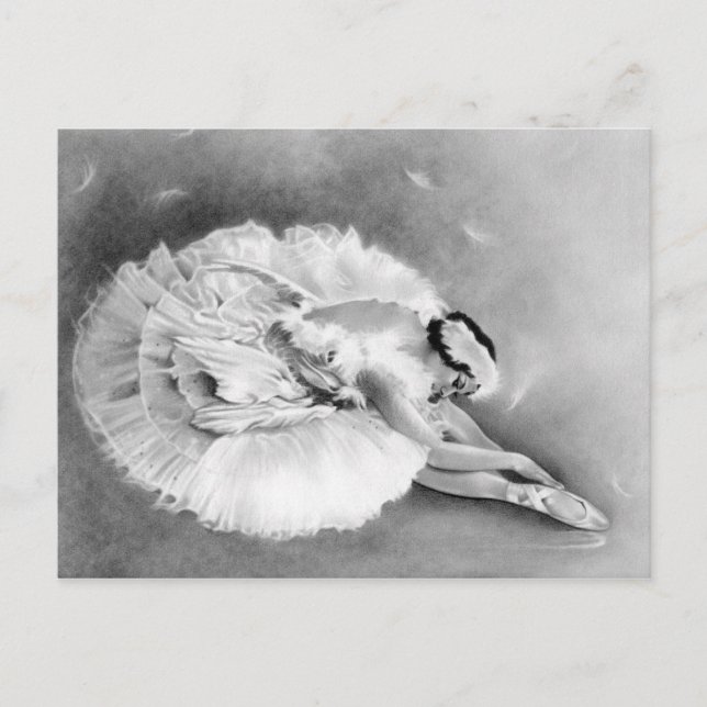 Cartão Postal Cartão-postal Ballerina Dying Swan (Frente)
