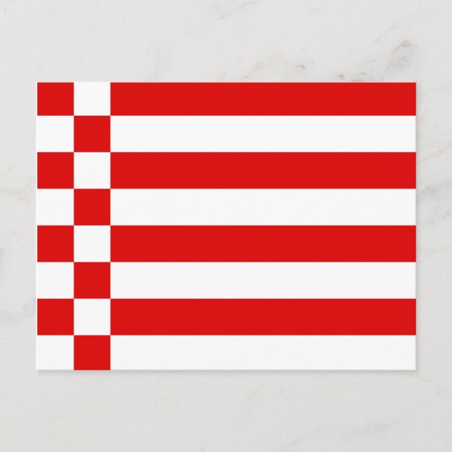 Cartão Postal Cartão-postal Bandeira de Bremen (Frente)