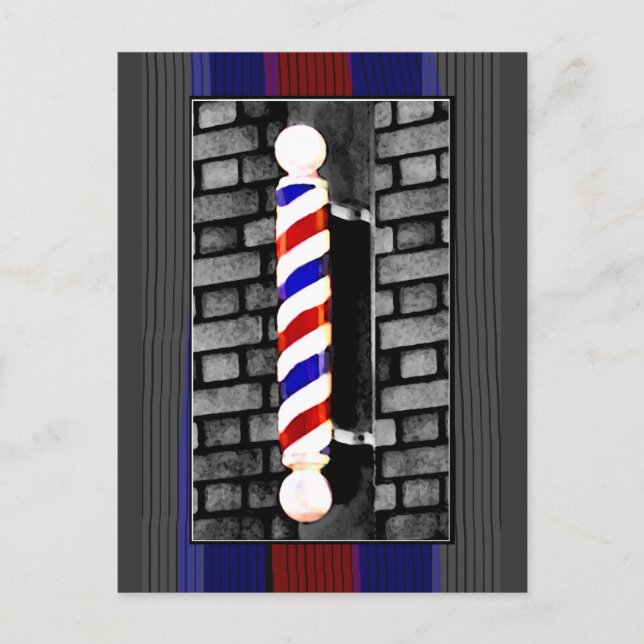 Cartão Postal Cartão-postal Barber Pole (Frente)