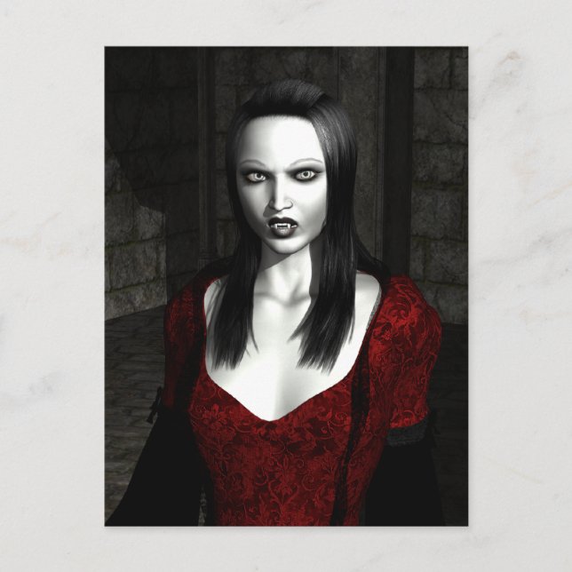 Cartão Postal Cartão-postal Bathory Gothic Art (Frente)