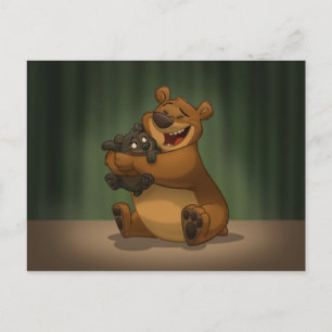 Cartão Postal Cartão-postal Bear e Cub