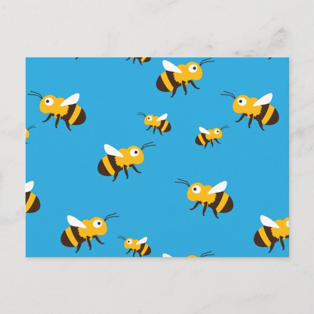 Cartão Postal Cartão-postal Bee (Frente)