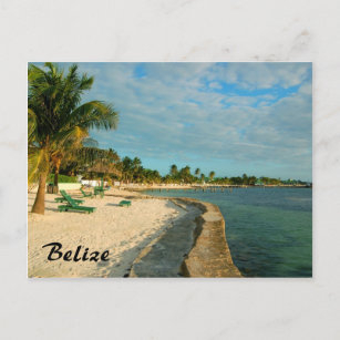 Cartão Postal Cartão-postal Belize Beach