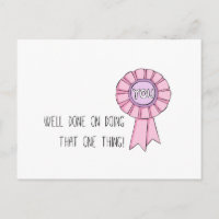 Cartão-postal "Bem-feito" (Arte de Em Somerville)