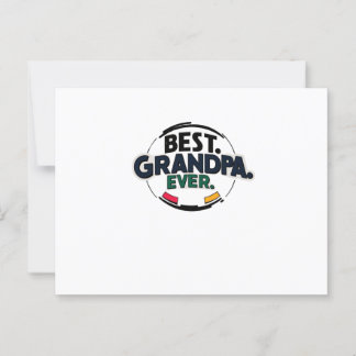 Cartão Postal Cartão-postal "Best Grandpa Ever", Retro legal