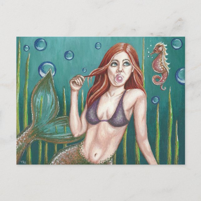 Cartão Postal Cartão-postal Bíblico de Arte Original (Frente)