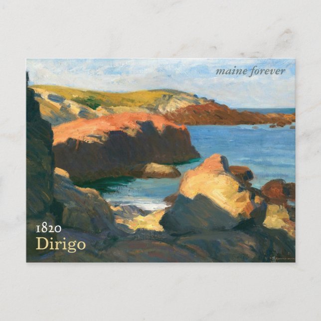 Cartão Postal Cartão-postal Bicentenário Maine Forever (simples) (Frente)