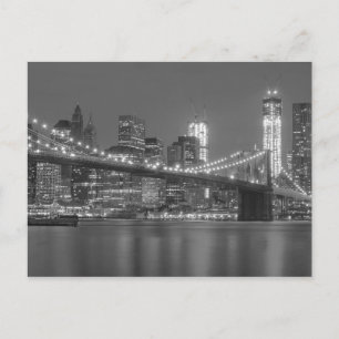 Cartão Postal Cartão-postal Big City in Night