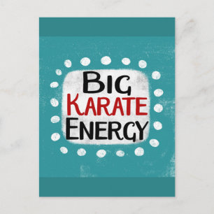 Cartão Postal Cartão-postal Big Karate Energy