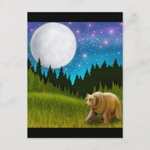 Cartão Postal Cartão-postal Big Sky Grizzly
