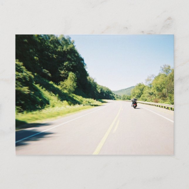 Cartão Postal Cartão-postal Biker - Uma Bela Viagem (Frente)