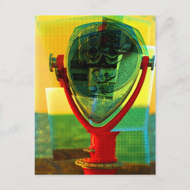 Cartão Postal Cartão-postal Binocular Cubist (Frente)