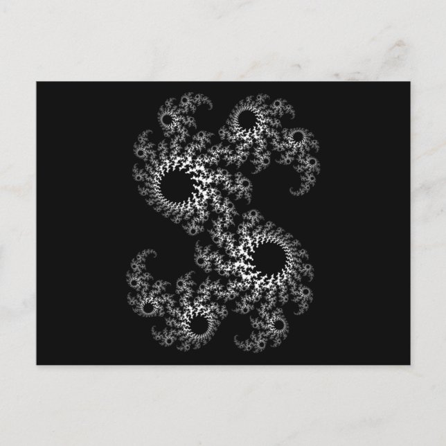 Cartão Postal Cartão-postal Black and White Julia 324048 (Frente)