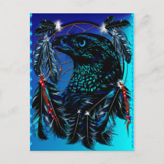 Cartão Postal Cartão-postal Black Ealge Dreamcatcher