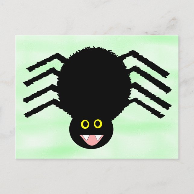 Cartão Postal Cartão-postal Black Spider (Frente)