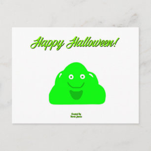 Cartão Postal Cartão-postal Blob Halloween