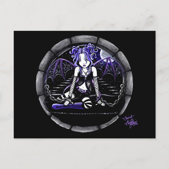 Cartão Postal Cartão-postal "Blue Chained" (Frente)