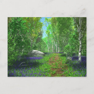 Cartão Postal Cartão-postal Bluebell