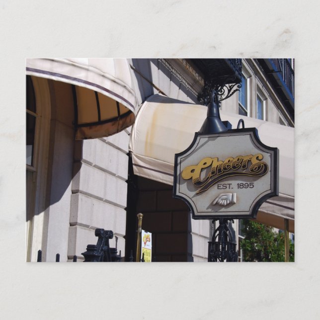 Cartão Postal Cartão-postal Boston Cheers (Frente)