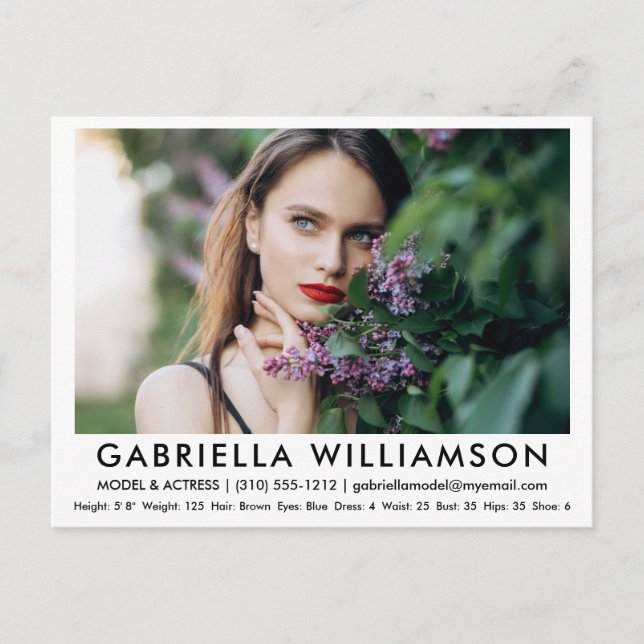 Cartão Postal Cartão-postal branco de foto de placa composta do  (Frente)