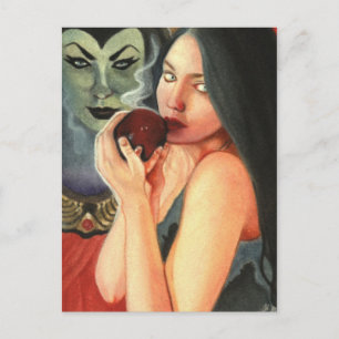 Cartão Postal Cartão-postal branco para neve